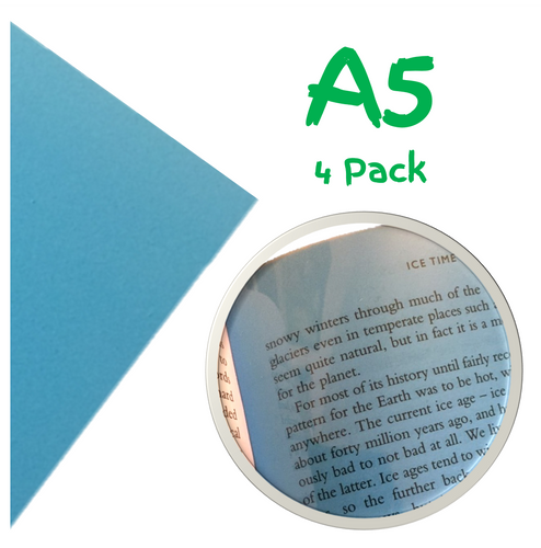 A5 Blue Pack - 4 Sheets