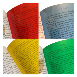 Blue Yellow Green Red Dyslexia Overlays
