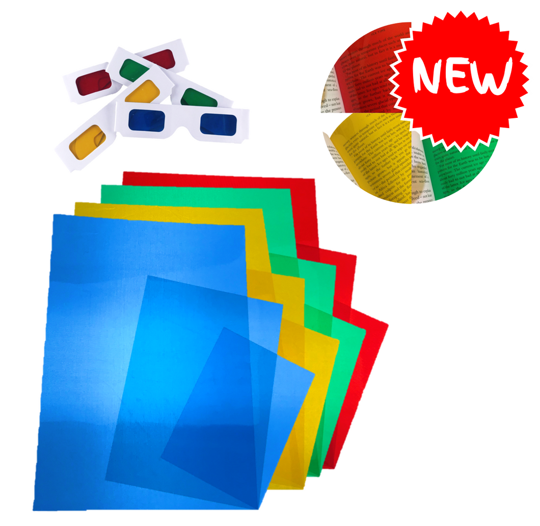 Coloured Overlay Starter Pack - Assorted Pack