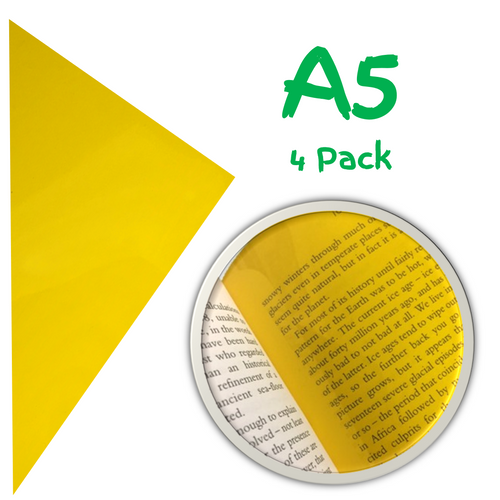 A5 Yellow Pack - 4 Sheets