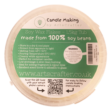 Load image into Gallery viewer, Soy Wax Flakes - 1.5kg Tub